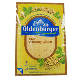 Сыр с пажитником 50% Oldenburger нарезка 125г [м]