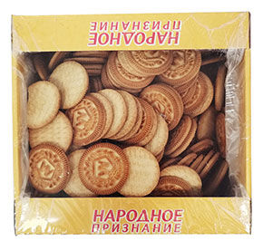 Печенье Народное признание со вкусом топлёного молока 600г г/к