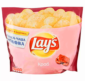 Чипсы Lay's краб м/уп 240гр