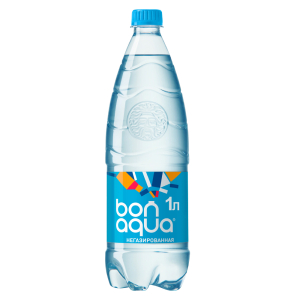 Вода негазированная Bon aqua 1л