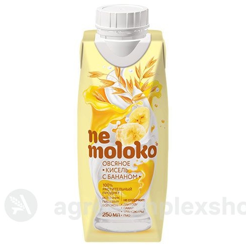 Напиток овсяный Кисель с Бананом Nemoloko с 3 лет 250мл