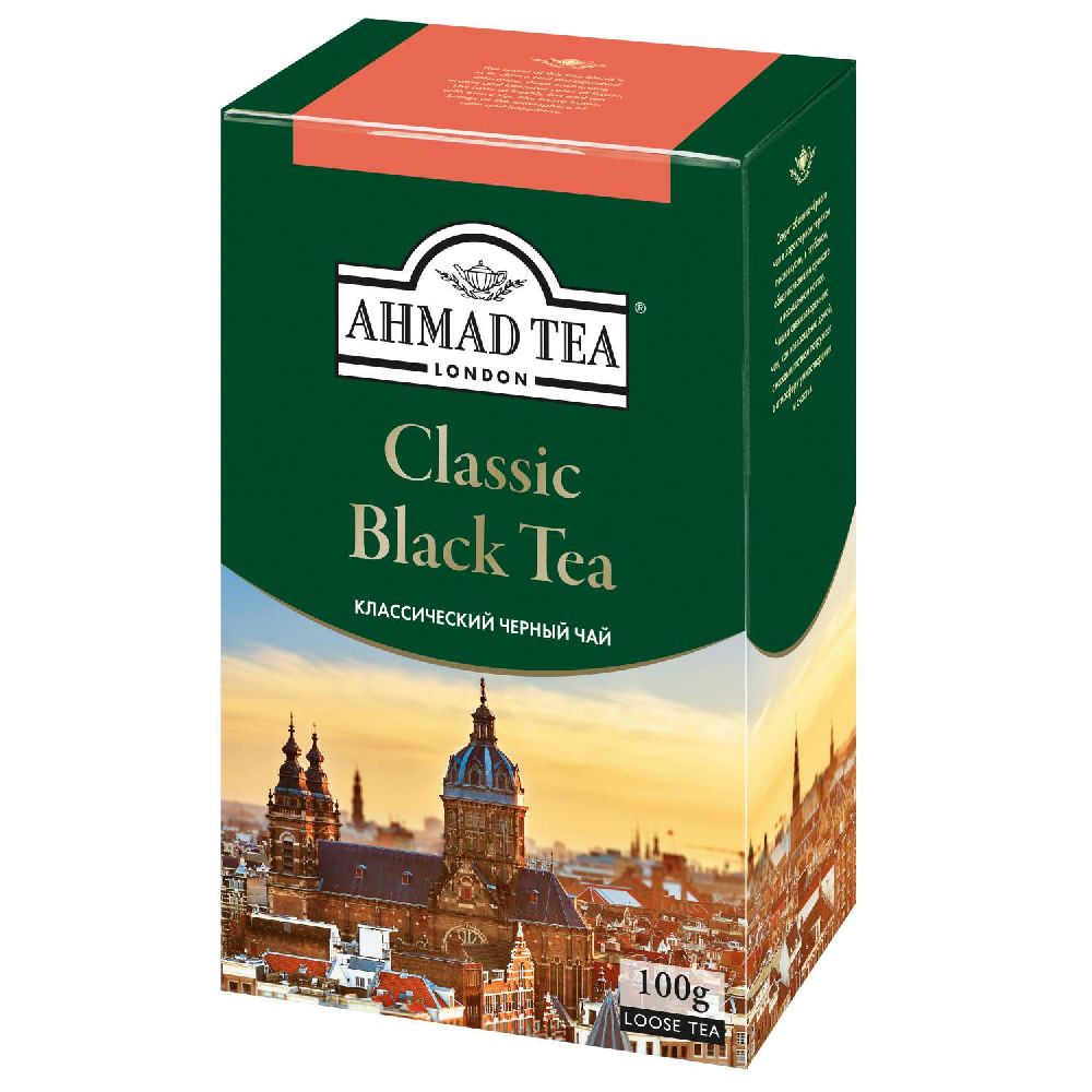 Чай Ahmad Tea Чай черный Классический пакетики с ярлычками 100х2г 414₽