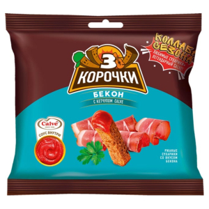 Сух.3короч.ржан.60г+25мл/30 Бекон+кетчуп