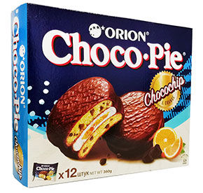 Бисквит Orion Choco Pie Chocochip 360гр