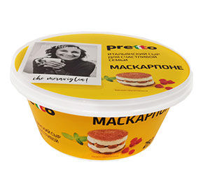 Маскарпоне Pretto 80% 0,25 кг пл/с Умалат [м]