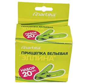 Прищепки д/белья 20шт.   (код ЦБ-00024491)
