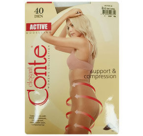 Колготки женские CE ACTIVE 40, р.2, natural