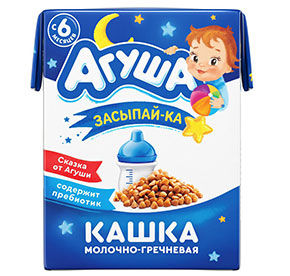 Каша 200 мл Агуша Засыпайка молочная гречка 2.5% тетра-пак