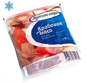 Мясо крабовое Viciunai Лунское море 200гр