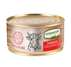 Говядина тушеная ж/б 325гр