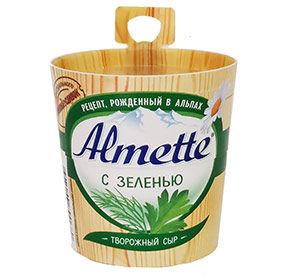 Сыр Almette с зеленью творожный 150гр