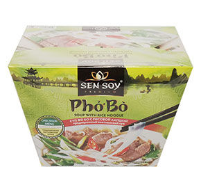 Готовые обеды Sen Soy Лапша Рисовая суп PHO BO куп 125г 265₽