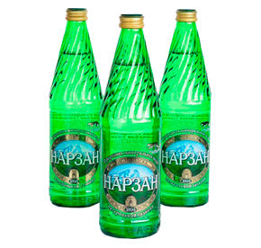 Минеральная вода Нарзан 05 л стекло газ 100₽