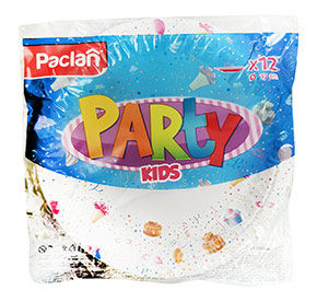NEW DESIGN! PARTY KIDS Тарелкабумажная 170мм, 12шт