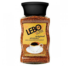 Кофе LEBO Original растворимый сублимированный 100гр ст/б