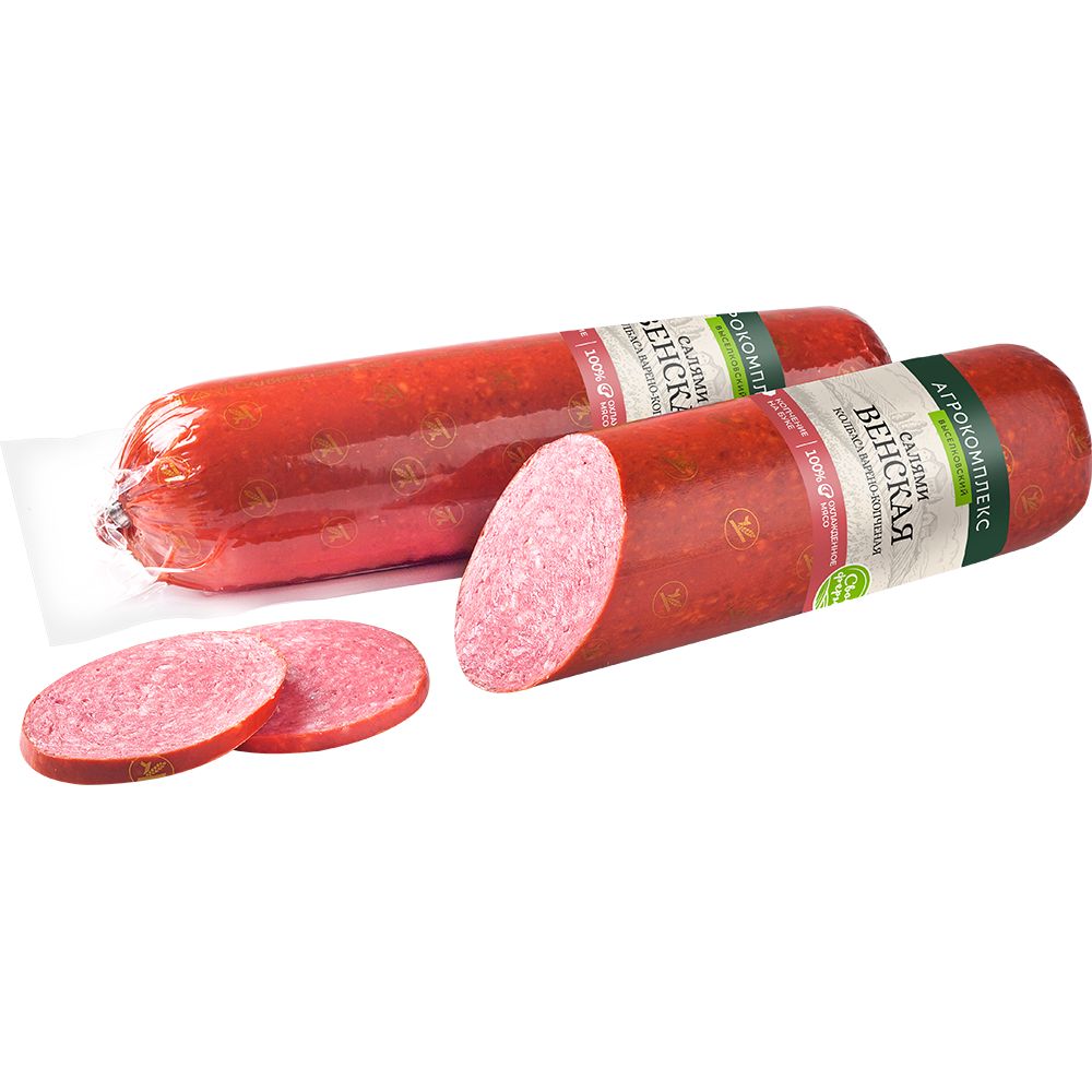 Салями Венская колбаса кв вакуп 1 кг ООО ММК 600₽