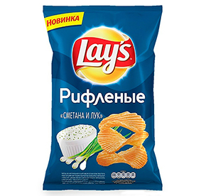Чипсы 150 г Lay's Сметана и лук м/уп