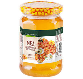 Мед натуральный цветочный ст/б 380гр