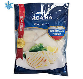 Филе кальмара Agama замороженное 400гр
