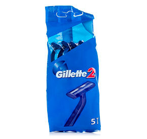 GILLETTE 2 Бритвы одноразовые 5шт