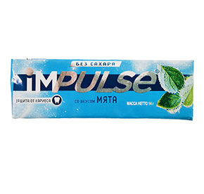 Жевательная резинка Impulse со вкусом мяты 14гр