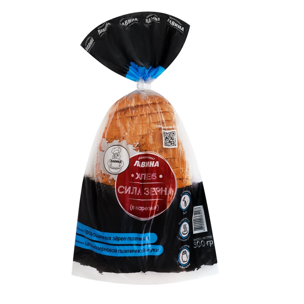 Изделия хлебобулочные из пшеничной хлебопекарной муки Хлеб Сила зерна 03 кг Лавина 70₽