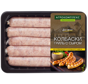 Колбаски Гриль с сыром 350гр