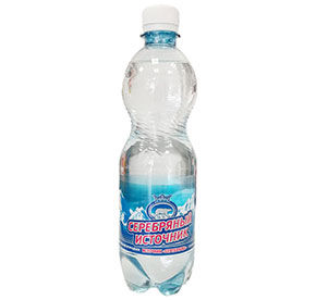 Серебряный источник, минвода газ., 0.5л ПЭТ