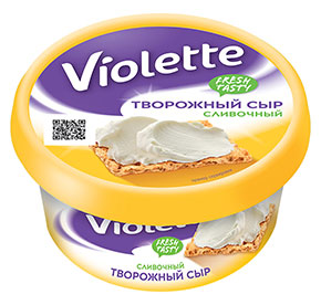 Творожный сыр Violette Карат сливочный 140гр