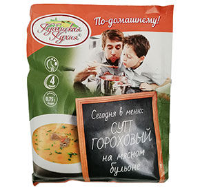 Суп гороховый на мясном бульоне "Кубанская кухня" 60г/35шт
