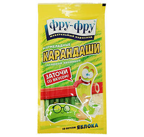 Мармелад жевательный 85 г ФРУ-ФРУ карандаши яблоко м/уп