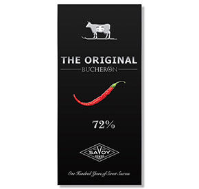 Шоколад Bucheron горький с кайенским перцем 100гр