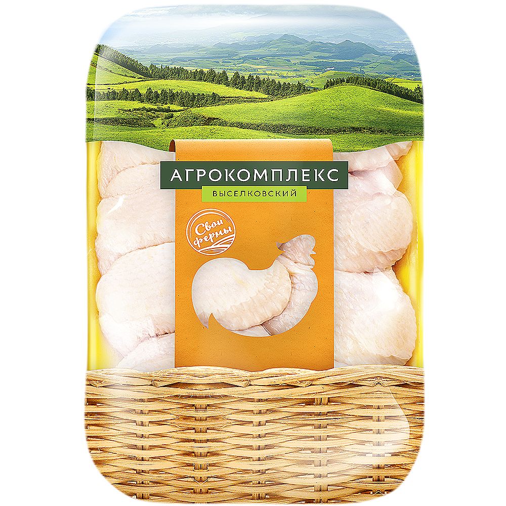 Части тушек цыплят-бройлеров крылья Агрокомплекс 350₽