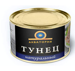 Тунец натуральный Акватория 250гр
