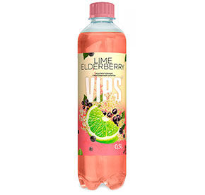 Напиток VIPS Ниагара Лайм-Бузина газ п/б 0,5л 