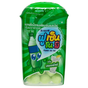 Резинка жевательная драже Fusen No Mi Lemon Lime "Лимон Лайм" Thai Lotte,15гр 1/10/120