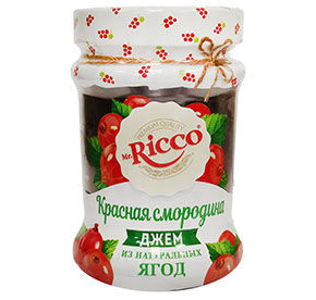 Джем Mr.Ricco Красная смородина 310гр