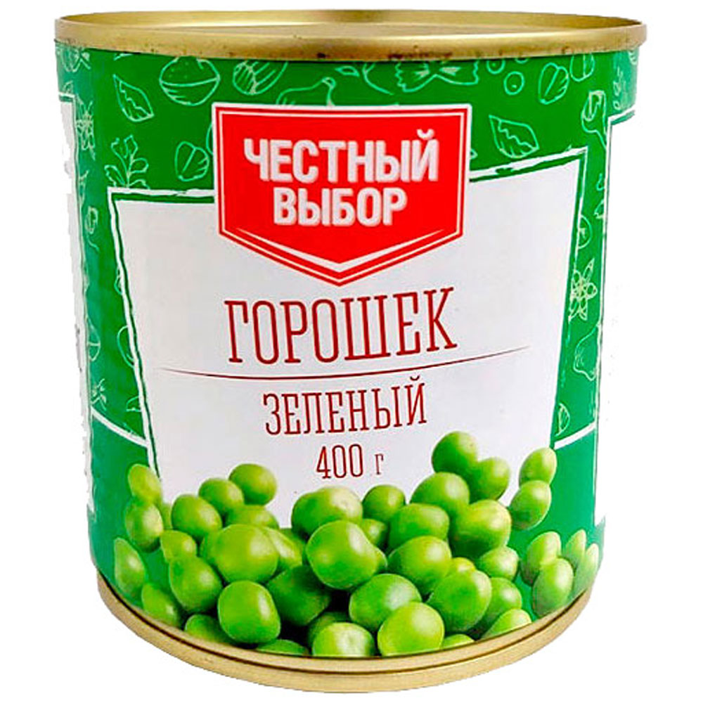 Горошек востановленный Честный выбор 400гр 60₽