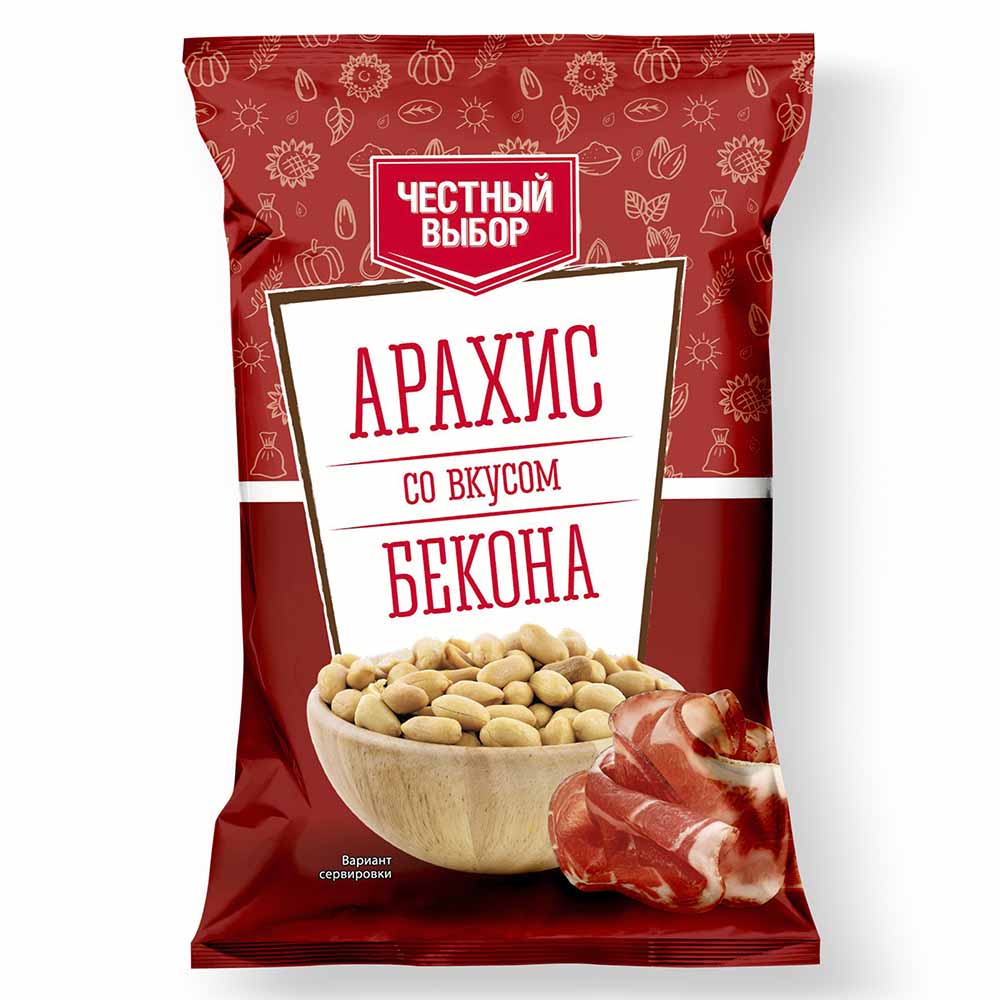 Арахис жареный со вкусом бекона Честный выбор 50гр 39₽