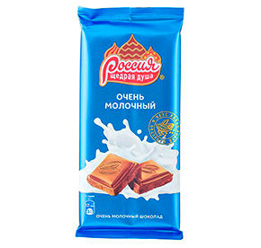 Шоколад Россия очень молочный 90гр