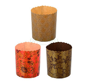 Набор бумажных форм для выпечки куличей 70*85мм 4шт м/уп