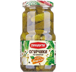 Огурчики по-Баварски Пиканта с/б 520гр