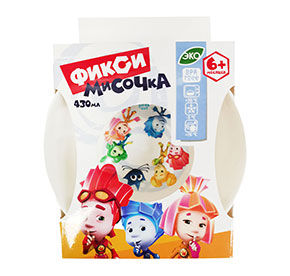Детская миска "Фиксики" Little Angel 430мл