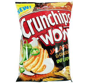 Чипсы Crunchips WOW Халапеньо м/у 110гр