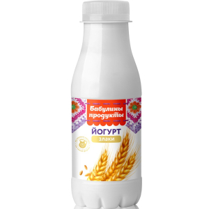 Йогурт "Бабулины продукты" Злаки 1,5% PET-бутылка 0,29 кг[м]