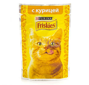 Корм Friskies для кошек курица 85гр
