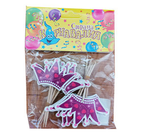 Пика для канапе Корона набор 12шт