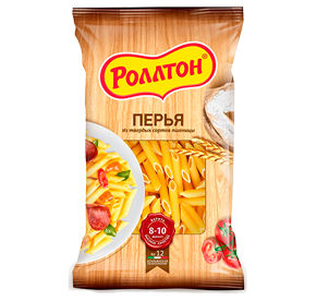 Макароны Роллтон традиционные перья м/уп 400гр