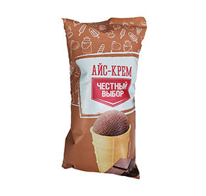 Мороженое шоколадное в вафельном стаканчике 8% 70гр