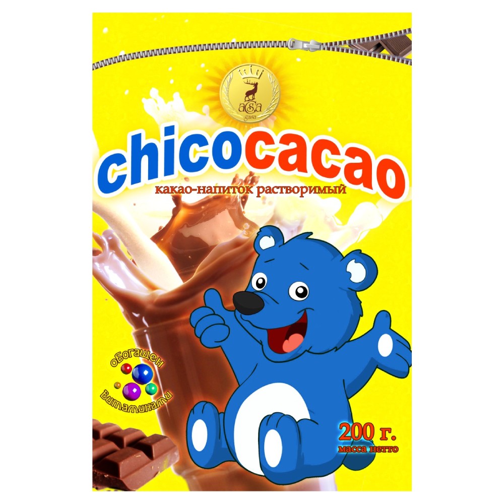 Какао-напиток 200 г Chicocacao растворимый муп 90₽
